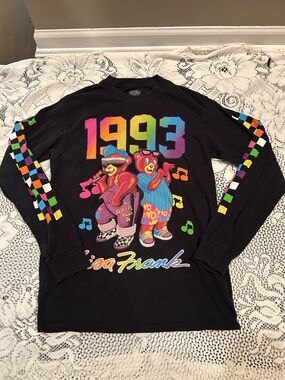 Lisa Frank 1993 Hip Hop Bears Long Sleeve Shirt - Black Small/ Unisex